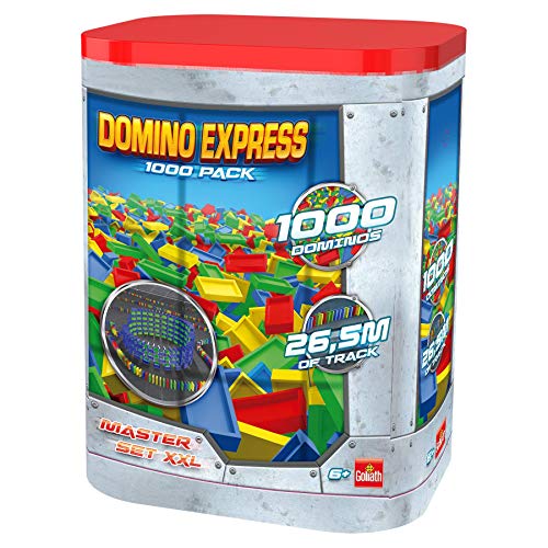 Domino Express 1000 Pack, Dominospiel ab 6 Jahren, Kinderspiel mit 1000 Dominosteine